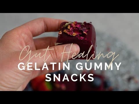 Gelatin Gummy Snacks (Gut healing)