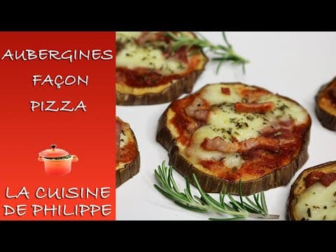 Aubergines à la pizza - Delicious Italienne main course with easy difficulty. Perfect recipe converted from YouTube video to PDF format.