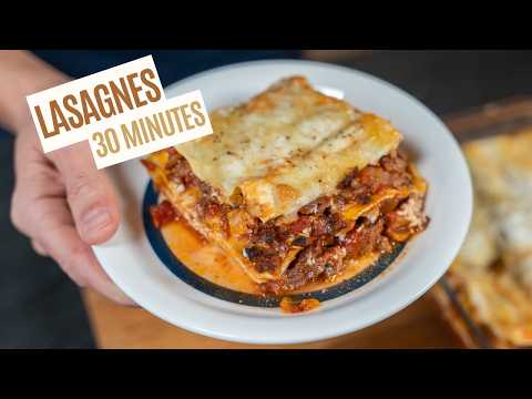 Lasagnes en 30 minutes, ultra fondantes au Air Fryer ou au four