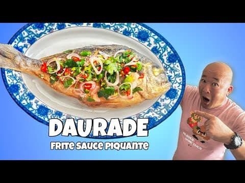 Fried sea bream with spicy sauce - Delicious French main course with easy difficulty. Perfect recipe converted from YouTube video to PDF format.