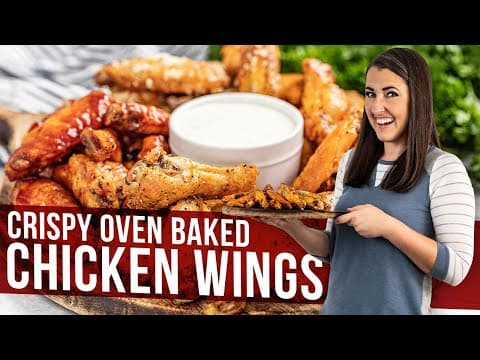 Crispy Oven Baked Chicken Wings