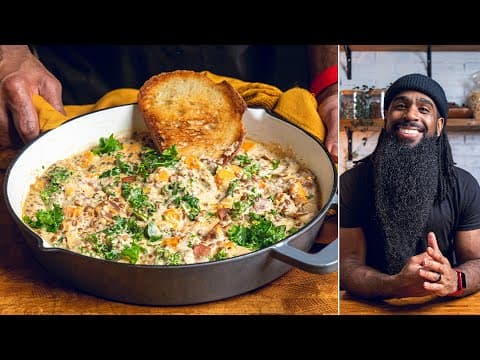 One Pot Creamy Sweet Potatoes and Lentils