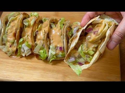 This Big Mac Tacos Recipe 🌮 went viral on TikTok and it is so delicious more than expected!