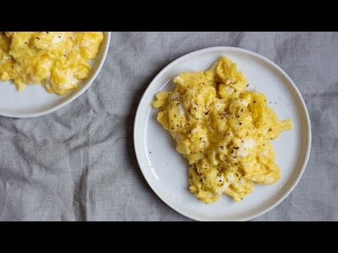 How to Make the Perfect Olive Oil Scrambled Eggs