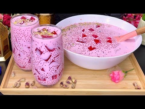 Ramzan Special Sago Jelly Sharbat Recipe For Iftar