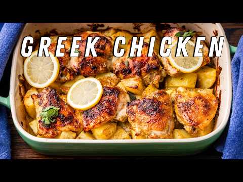 Greek Lemon Chicken and Potatoes - The Best One Pan Dinner You'll Ever Make
