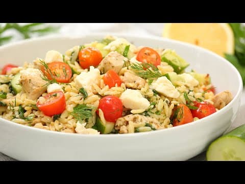 Greek Lemon Chicken Orzo
