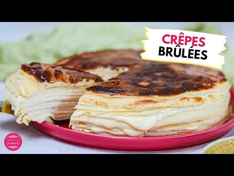 Burnt Crepes with Diplomat Cream - Delicious French dessert with medium difficulty. Perfect recipe converted from YouTube video to PDF format.