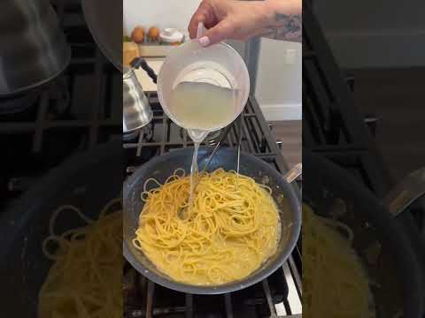 buttery noodles with anchovies!