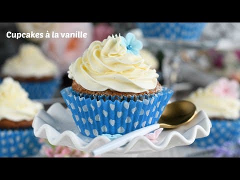 Vanilla Cupcakes with Buttercream - Delicious French dessert with easy difficulty. Perfect recipe converted from YouTube video to PDF format.