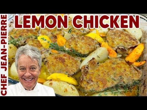 One Pan Lemon Roasted Chicken