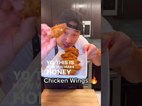 Honey Garlic Chicken Wings 🍗🥵🔥