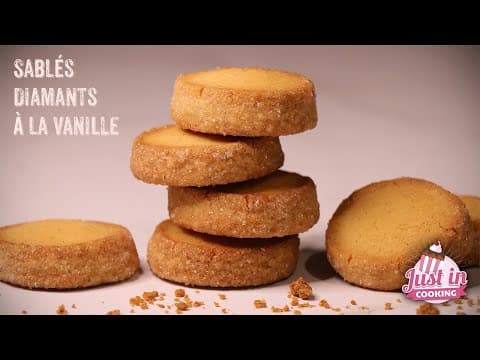 Sablés diamant à la vanille