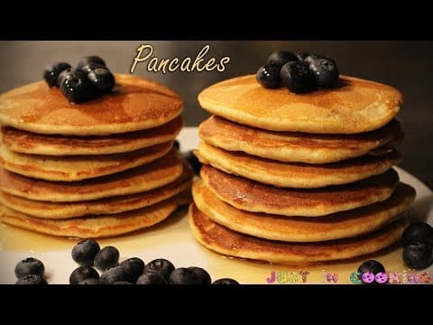 Fluffy Vanilla Cinnamon Pancakes - Delicious French breakfast with easy difficulty. Perfect recipe converted from YouTube video to PDF format.