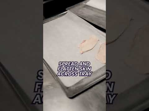 This crispy chicken skin will change your life! chicken