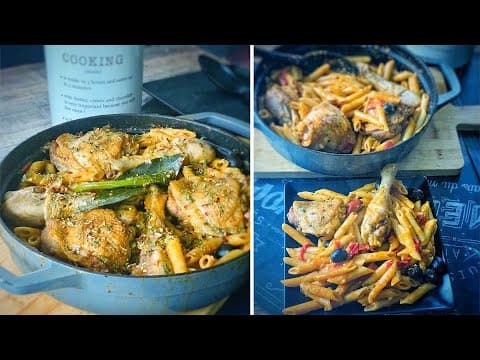 Chicken Pasta with Tomato Sauce (one‑pot) - Delicious French main course with medium difficulty. Perfect recipe converted from YouTube video to PDF format.