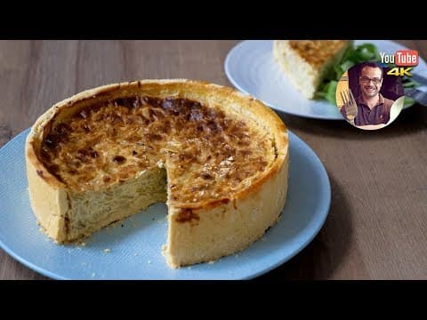 Onion Tart - Delicious French main course with medium difficulty. Perfect recipe converted from YouTube video to PDF format.