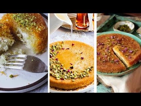 Kunafa au four à la crème (spécial Ramadan) - Delicious Moyen-Orient dessert with medium difficulty. Perfect recipe converted from YouTube video to PDF format.