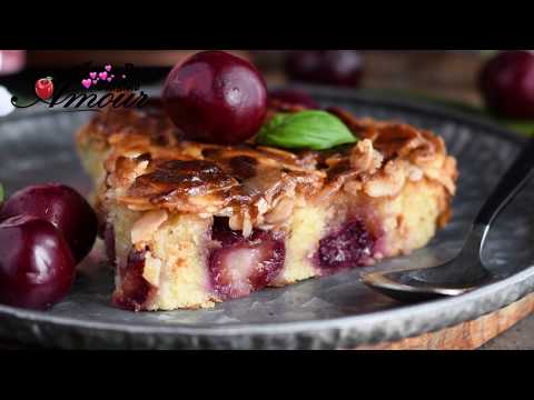 Swedish Cherry Cake - Delicious Swedish dessert with medium difficulty. Perfect recipe converted from YouTube video to PDF format.