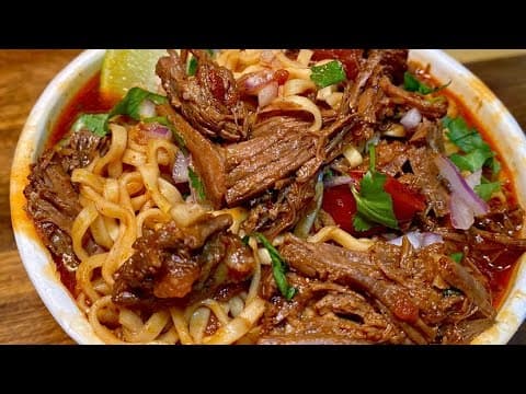 The most DELICIOUS Birria Ramen (Must Try)