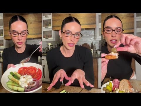 Viral Savory Girl Dinner Snack Plate