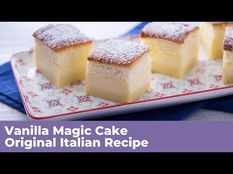VANILLA MAGIC CAKE - Orignal Italian Recipe