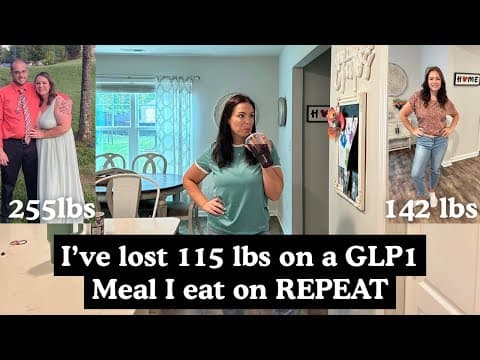 I’ve lost 115 lbs in a GLP1- I eat these meals on REPEAT. HIGH PROTEIN AND FIBER