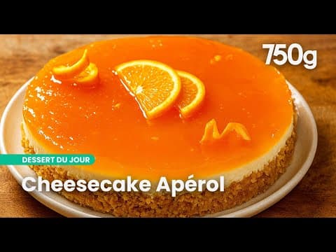 No-Bake Cheesecake with Aperol Spritz Flavor - Delicious Italian dessert with medium difficulty. Perfect recipe converted from YouTube video to PDF format.