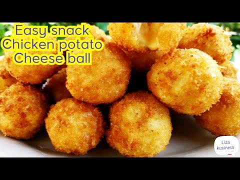 Chicken potato cheese ball
