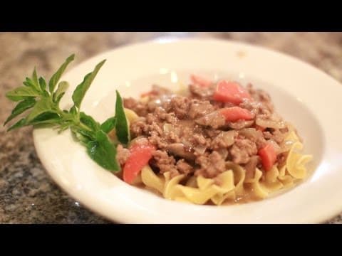 Turkey Stroganoff Recipe - Recipe for Healthy Stroganoff