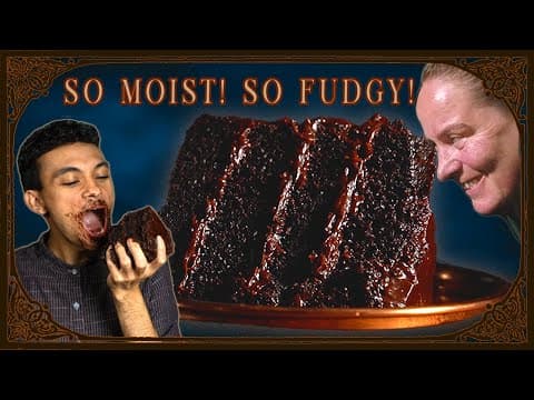 Fudgy Dense Chocolate Cake with Shiny Ganache Frosting - Delicious American dessert with medium difficulty. Perfect recipe converted from YouTube video to PDF format.