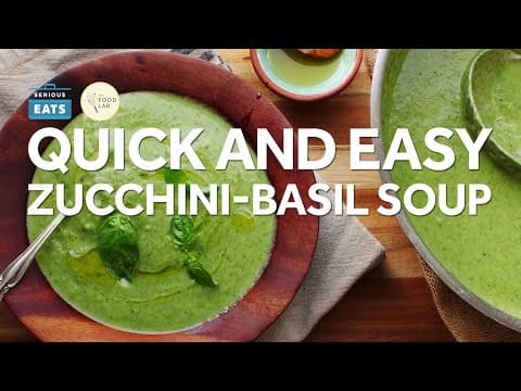 Easy Zucchini-Basil Soup