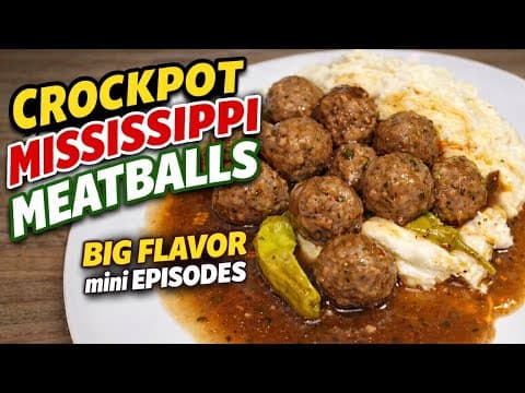 Dump & Go Crockpot Mississippi Meatballs