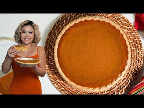 Easy Homemade Pumpkin Pie