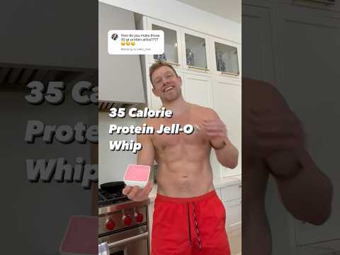 How to make my 35 calorie Protein Jell-O Whip💪🏻