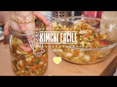 Kimchi maison simplifié - Delicious Coréenne side dish with easy difficulty. Perfect recipe converted from YouTube video to PDF format.