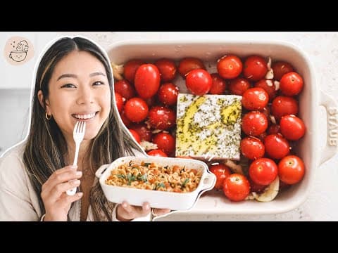How to Make Baked Feta Pasta (Vegan!)