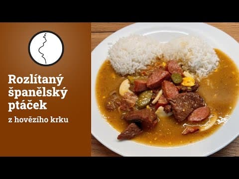 Czech Braised Beef Neck with Bacon, Pickles, and Hard‑Boiled Eggs (Rozlítaný španělský ptáček) - Delicious Czech main course with medium difficulty. Perfect recipe converted from YouTube video to PDF format.