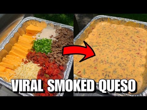 How to Make the VIRAL TikTok Smoked Queso Dip!!