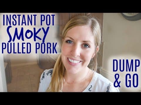 Instant Pot Smoky BBQ Pulled Pork - Dump and Go Instant Pot and Slow Cooker Recipe