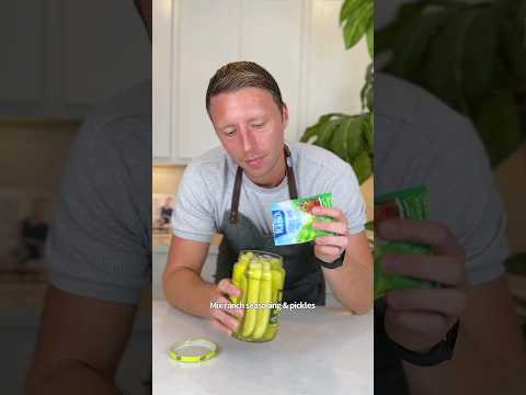 Bacon Wrapped Ranch Pickles 🥓🤤