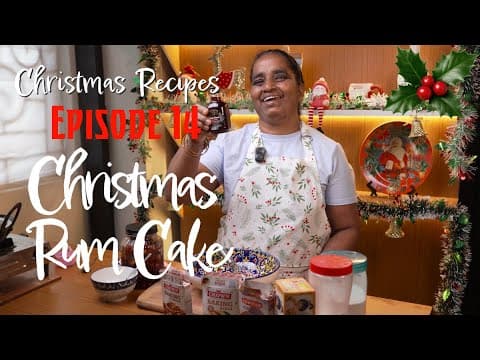Merry Christmas everyone! Christmas Special Rum Cake