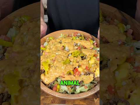 In N Out ANIMAL STYLE Protein Bowl 😍