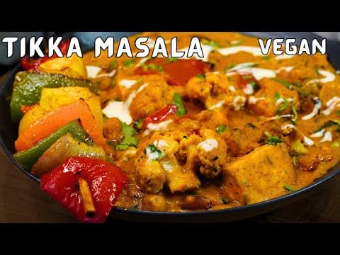 Vegan Tikka Masala with Tofu, Bell Peppers & Cauliflower