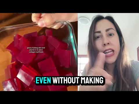Dr Oz – 5 Seconds Gelatin Trick - Dr Oz Pink Gelatin Trick – Pink Gelatin Recipe