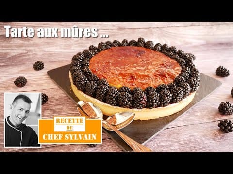 Blackberry and Vanilla Tart - Delicious French dessert with medium difficulty. Perfect recipe converted from YouTube video to PDF format.