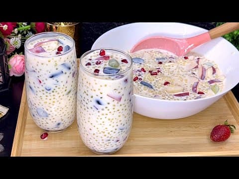 Ramzan Special Sago Fruit Drink Recipe