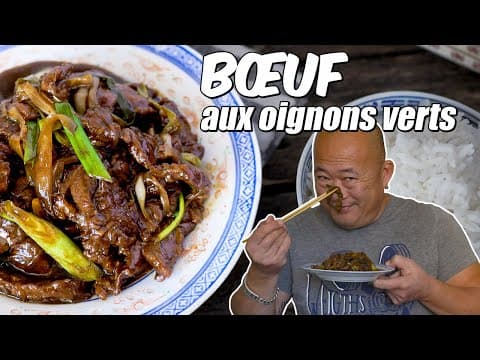 Chinese-Style Stir-Fried Beef with Green Onions - Delicious Chinese main course with easy difficulty. Perfect recipe converted from YouTube video to PDF format.