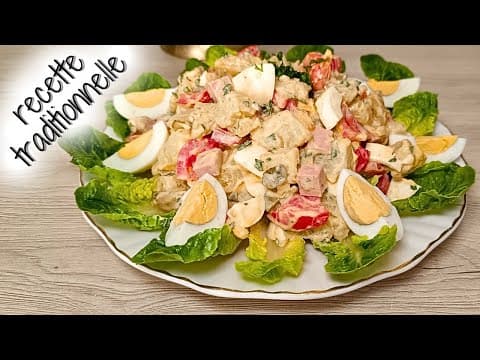 Vraie salade piémontaise maison - Delicious French side dish with easy difficulty. Perfect recipe converted from YouTube video to PDF format.