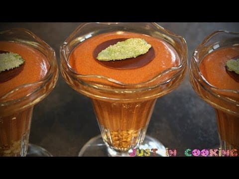 Chocolate Mousse Verrines - Delicious French dessert with medium difficulty. Perfect recipe converted from YouTube video to PDF format.